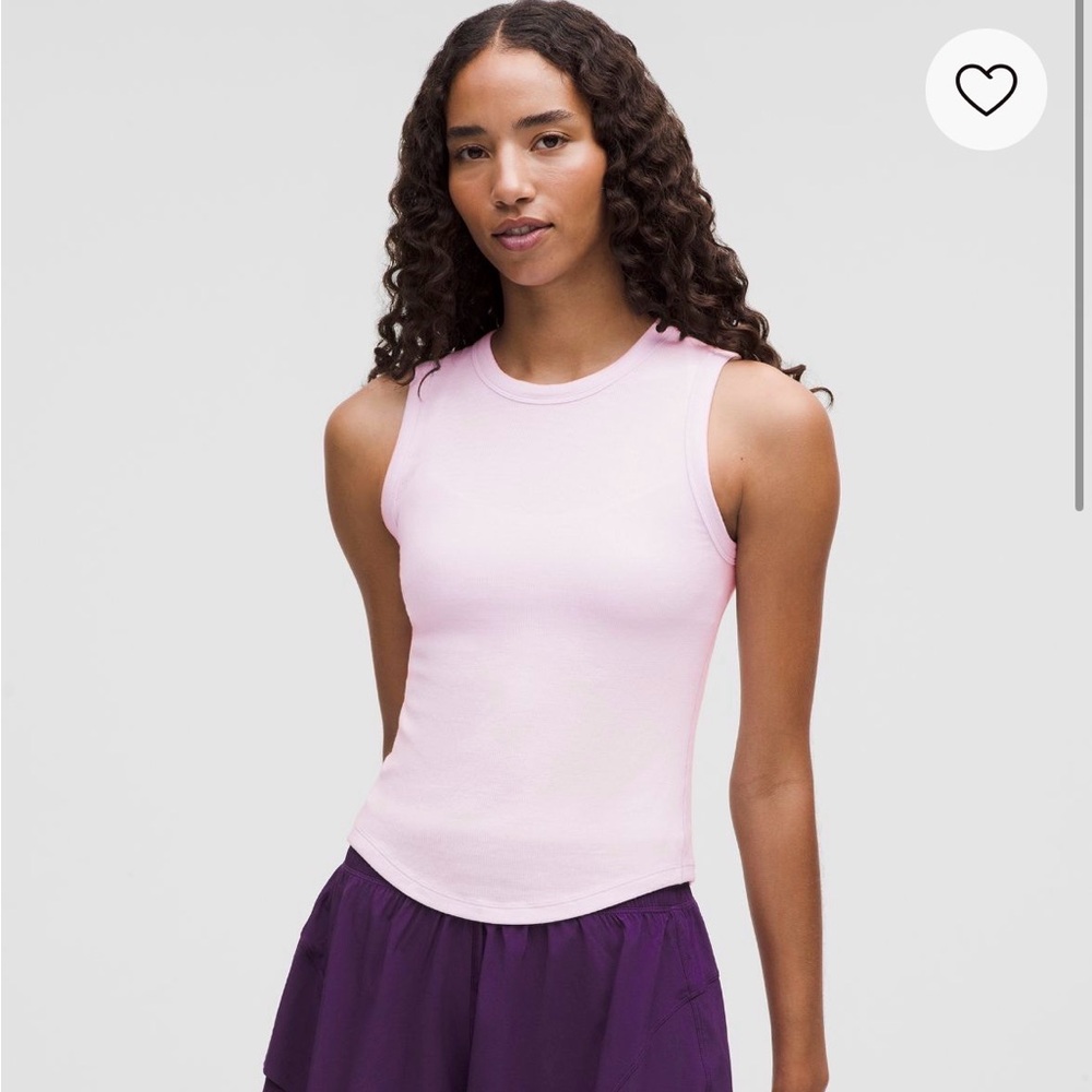 Lululemon Athletica Hold tight tank Pink Organza
